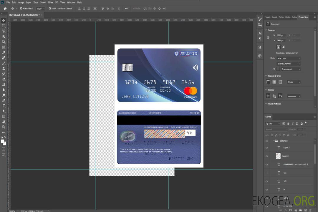 Nepal Bank Népal mastercard template Nepal Bank Népal mastercard template